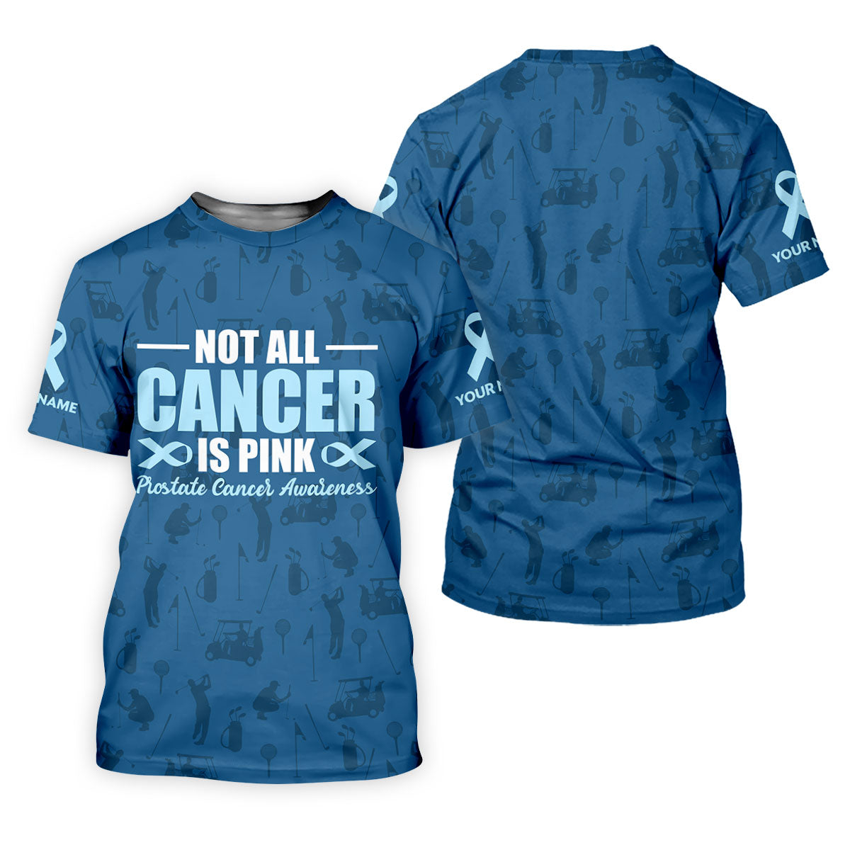 Not All Cancer Is Pink Prostate Cancer Awareness Women Golf Top, Ladies Golf Shirts, Golfing Apparel