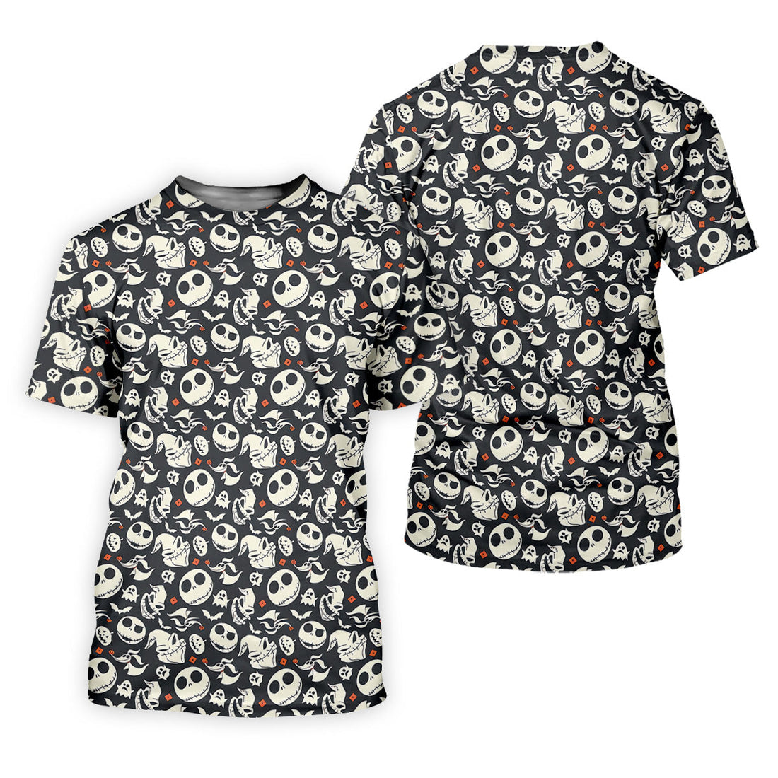Nightmare Skull Women's Golf Tops, Horror Pattern Ladies Golf Polos, Halloween Golf Shirt