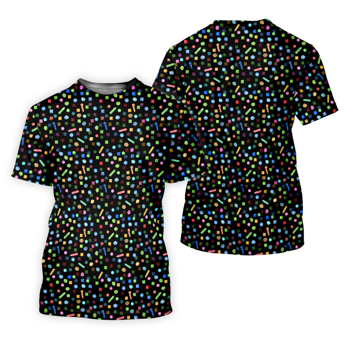 Colored Condoms Funny Style Black Golf Shirt, Women's Golf Tops, Valentines Golf Gift, Golf Gift For Ladies