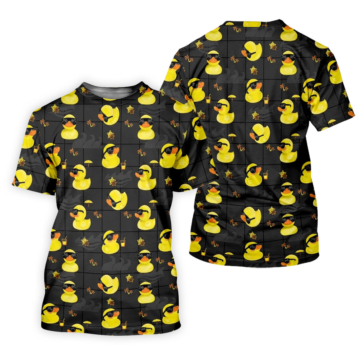 Yellow Rubber Duck Fun Women's Golf Shirts, Black Golf Shirt, Ladies Golf Shirts, Women's Polo Shirt