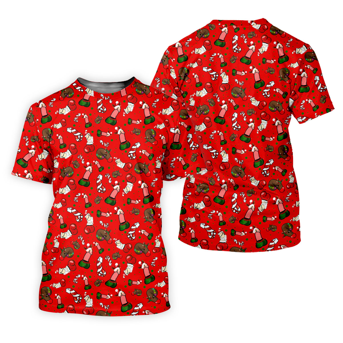 Funny Christmas Women's Golf Tops, Funny Dirty Red Golf Shirt, Christmas Golf Shirt, Golfing Apparel