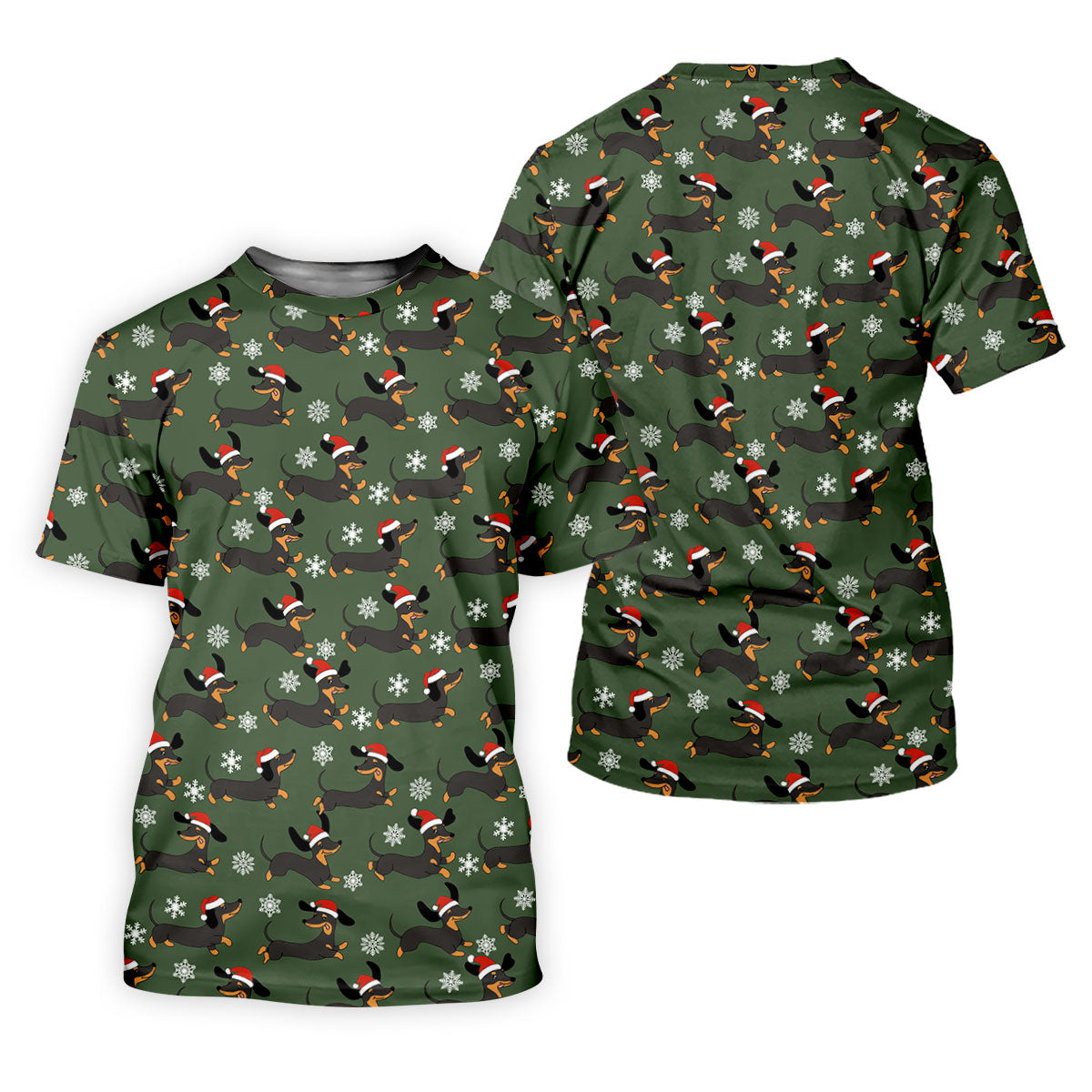 Dachshund Christmas Fun Golf Shirt, Ladies Golf Shirts, Golf Shirt For Women, Christmas Golf Gift