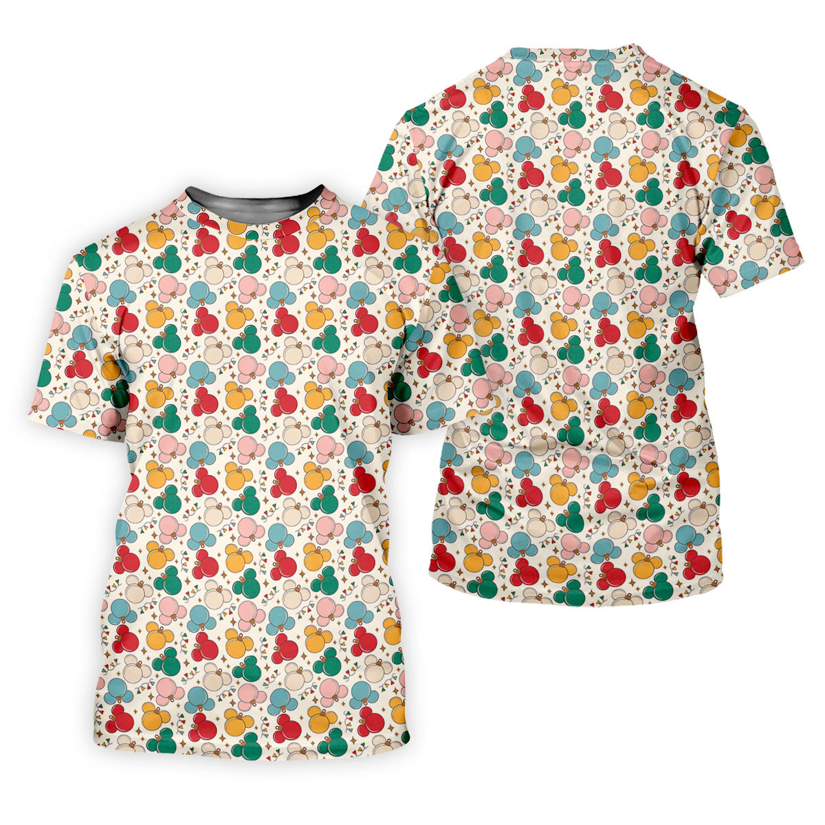 Colorful Christmas Fun Women's Golf Shirts, Gifts For Golf Lovers, Ladies Golf Polos, Christmas Golf Shirt