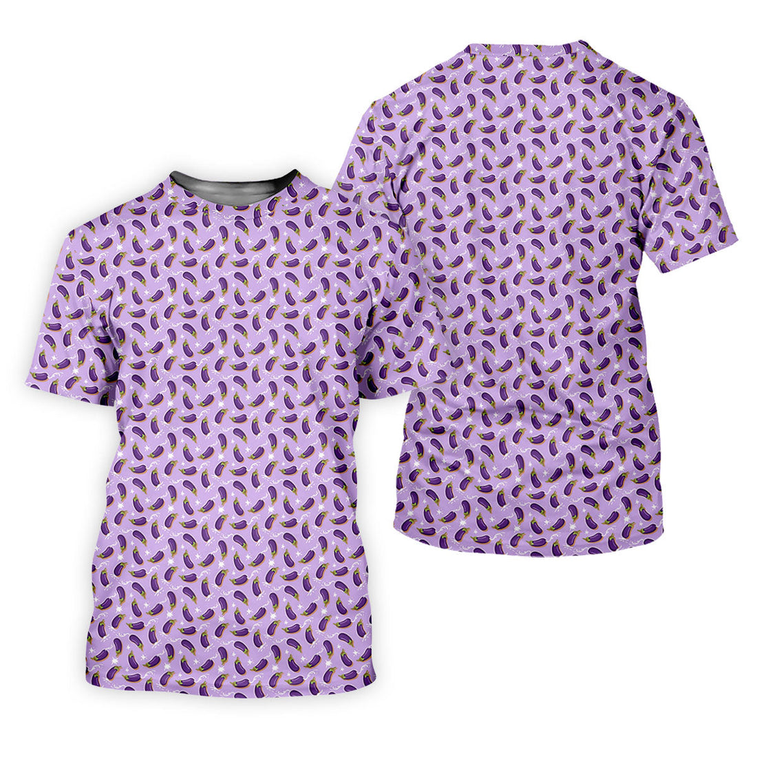 Funny Eggplant Purple Golf Shirt, Fun Women's Golf Shirts, Women's Golf Tops, Ladies Golf Polos