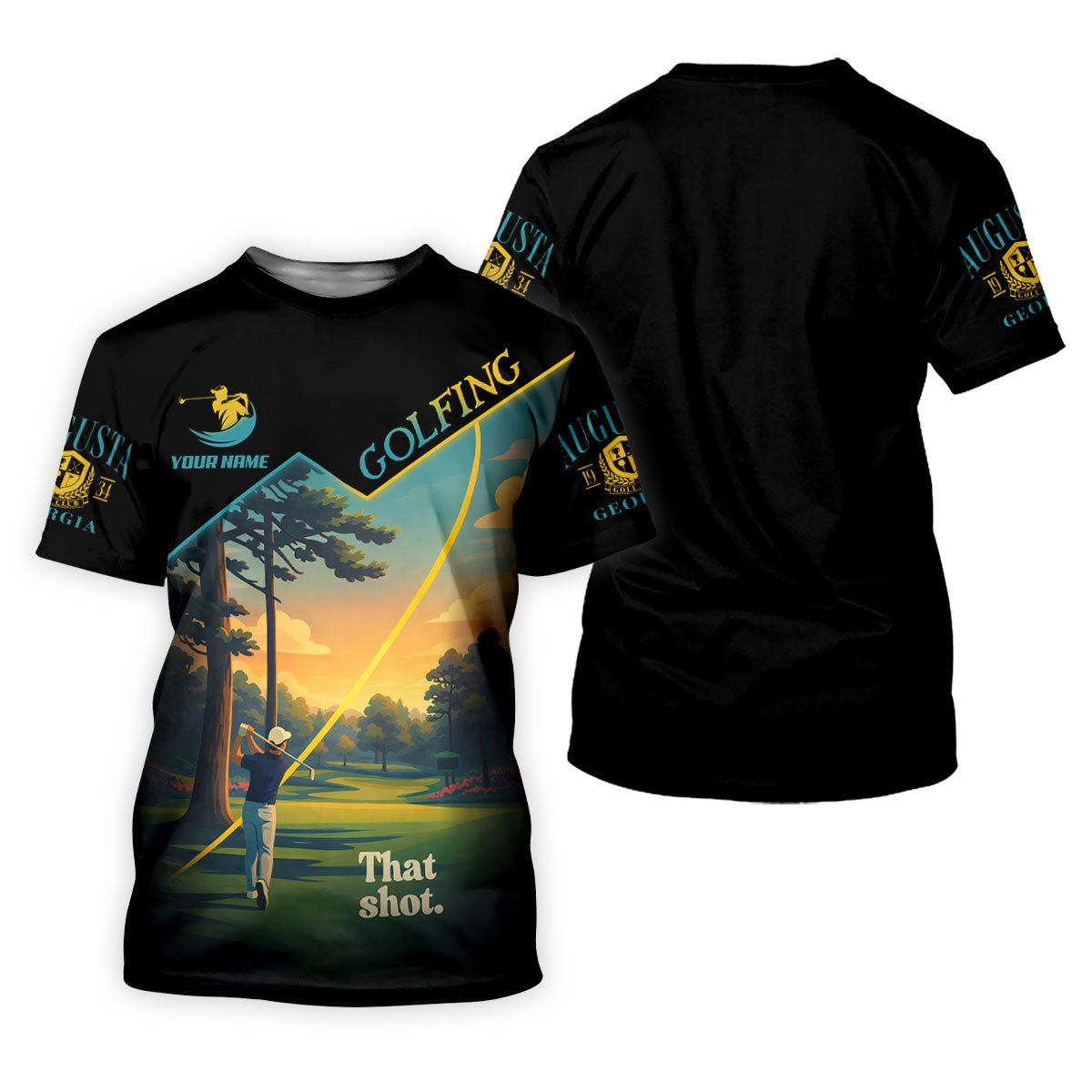 Augusta Georgia Golf Tournament Golf Shirt For Women, Performance Golf Shirt, Ladies Golf Shirts