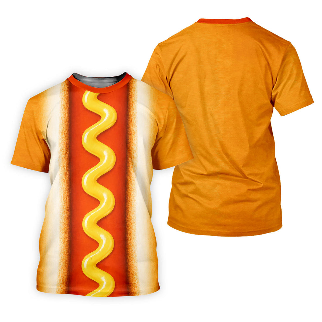 Hot Dog Suit Golf Shirt, Humorous Food Lover Pattern, Golf Shirt For Men