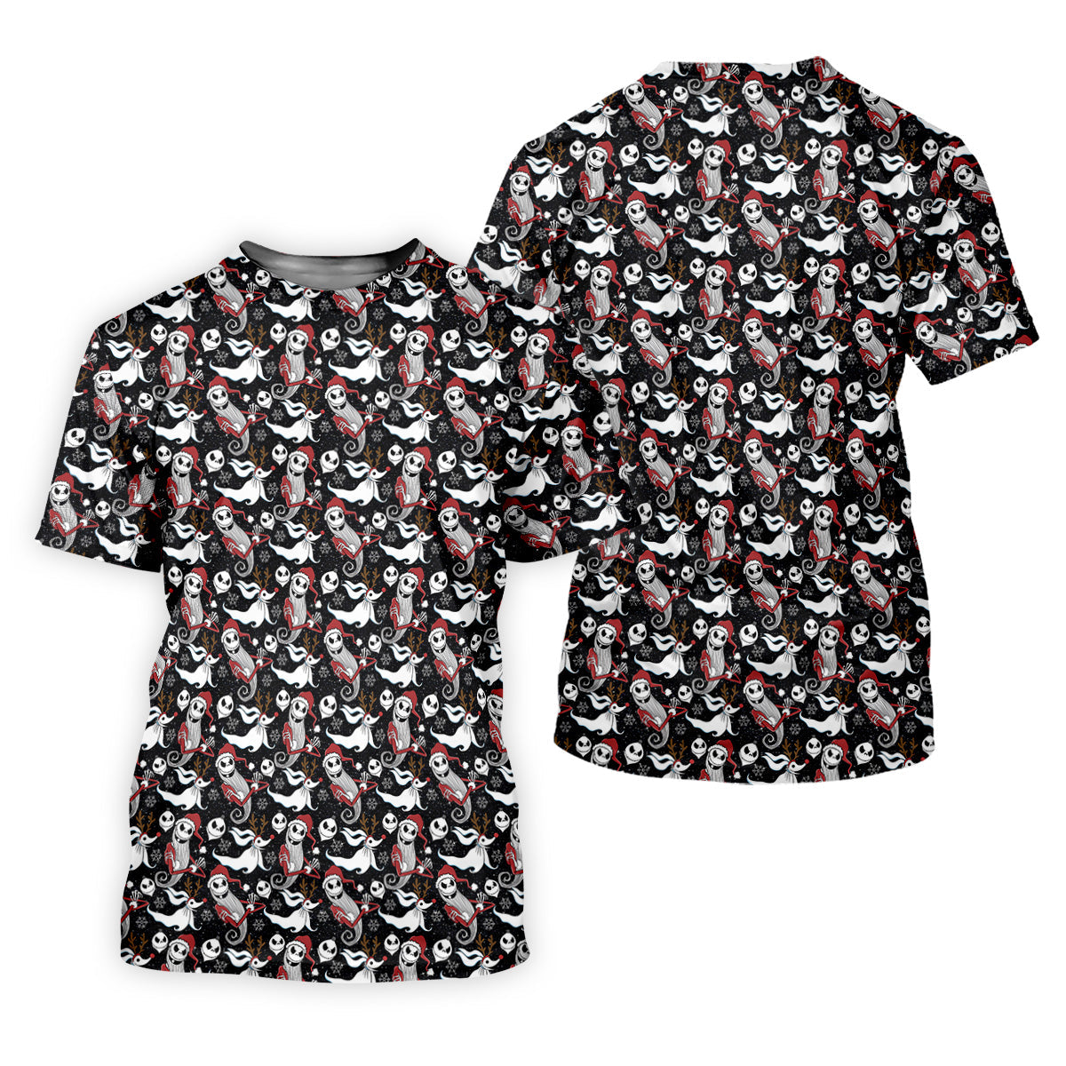 Horror Christmas Black Golf Shirt, Christmas Golf Shirt, Women's Golf Shirts, Ladies Golf Polos