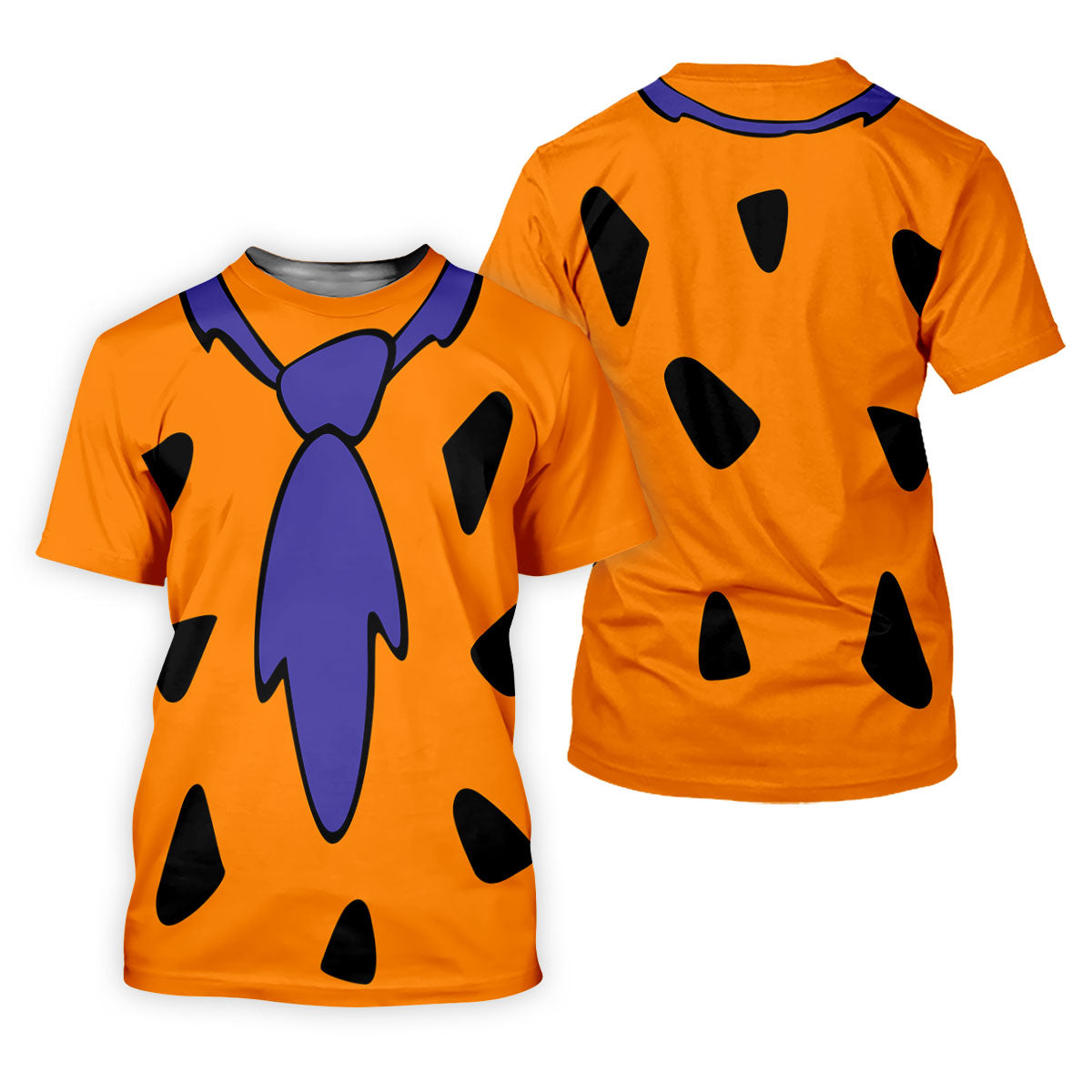 Fred Flintstone Costume Orange Design Golf Shirt, Women's Golf Shirt, Hawaiian Golf Shirt, Golf Polo For Women