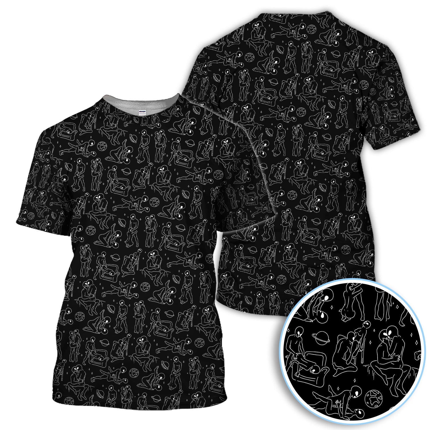Minimalist Line Art Human Pattern Golf Polos, Funny Golf Shirt For Men, Crazy Golf Gift For Golfer