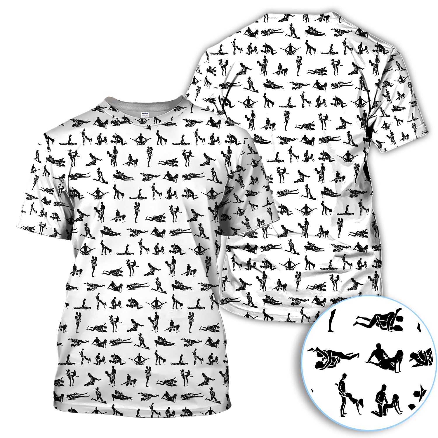 Naughty Couple Golf Polos For Golfer, Sexy Pattern Golf Shirt, Golf Gift For Men