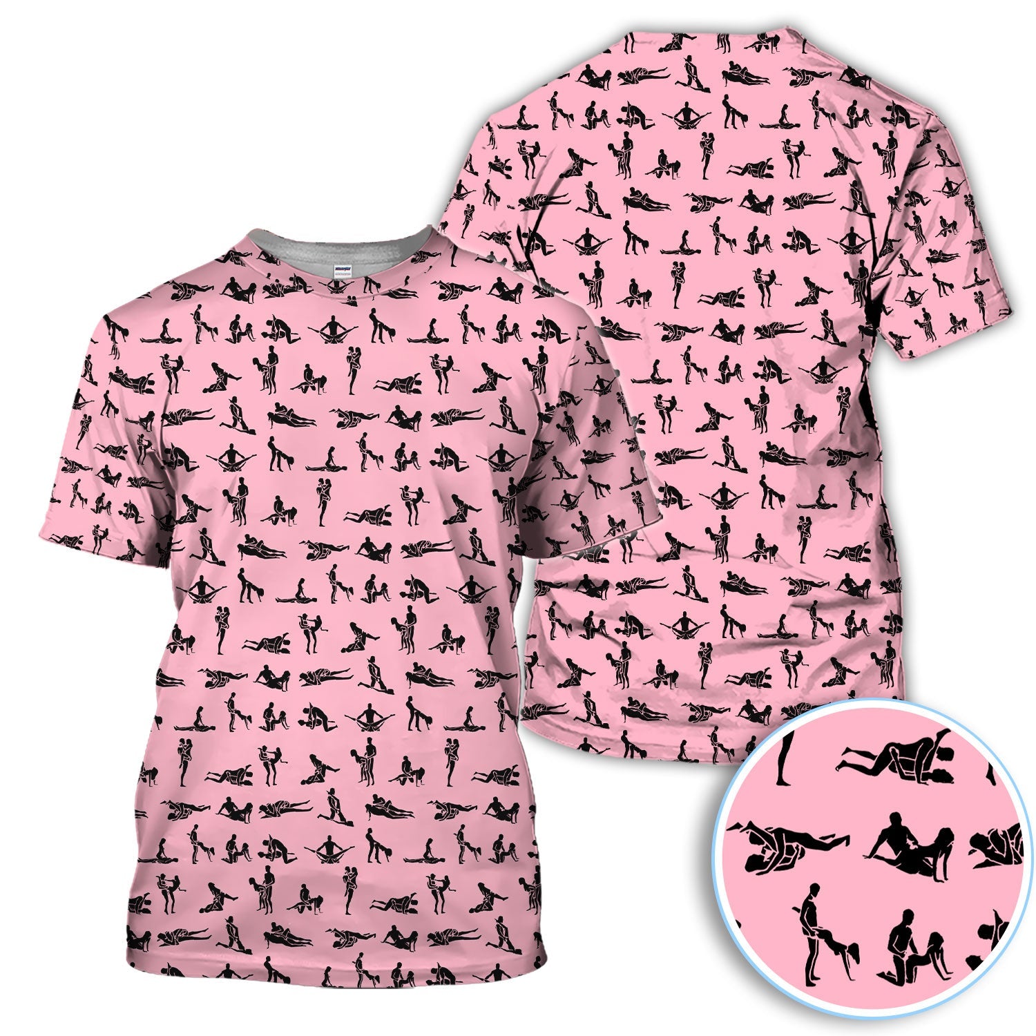 Naughty Couple Golf Polos For Golfer, Sexy Pattern Golf Shirt, Golf Gift For Men