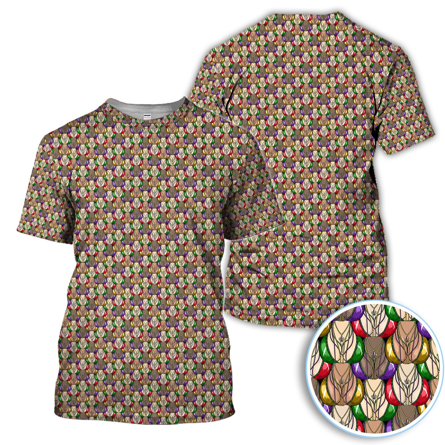Funny Pattern Golf Polos, Crazy Golf Shirt For Men, Golf Gift For Golfer