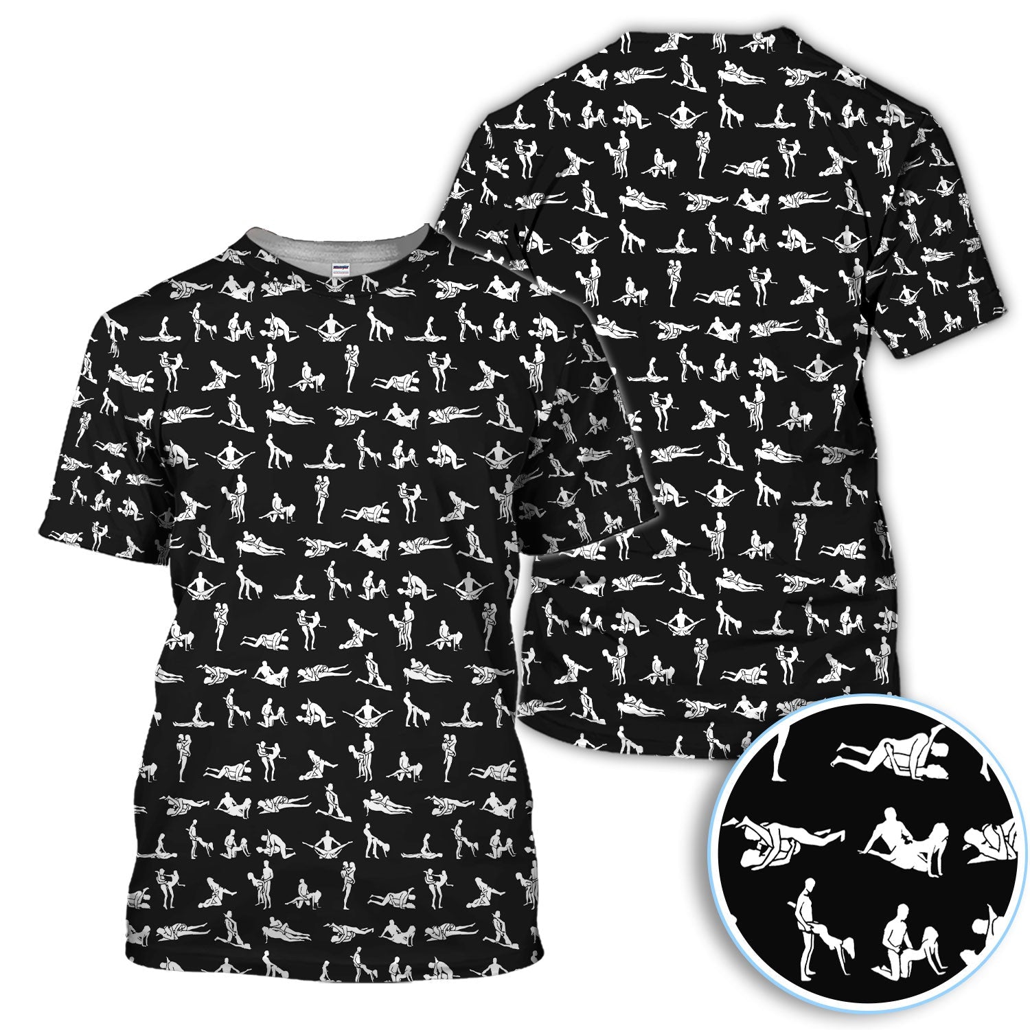 Naughty Couple Golf Polos For Golfer, Sexy Pattern Golf Shirt, Golf Gift For Men