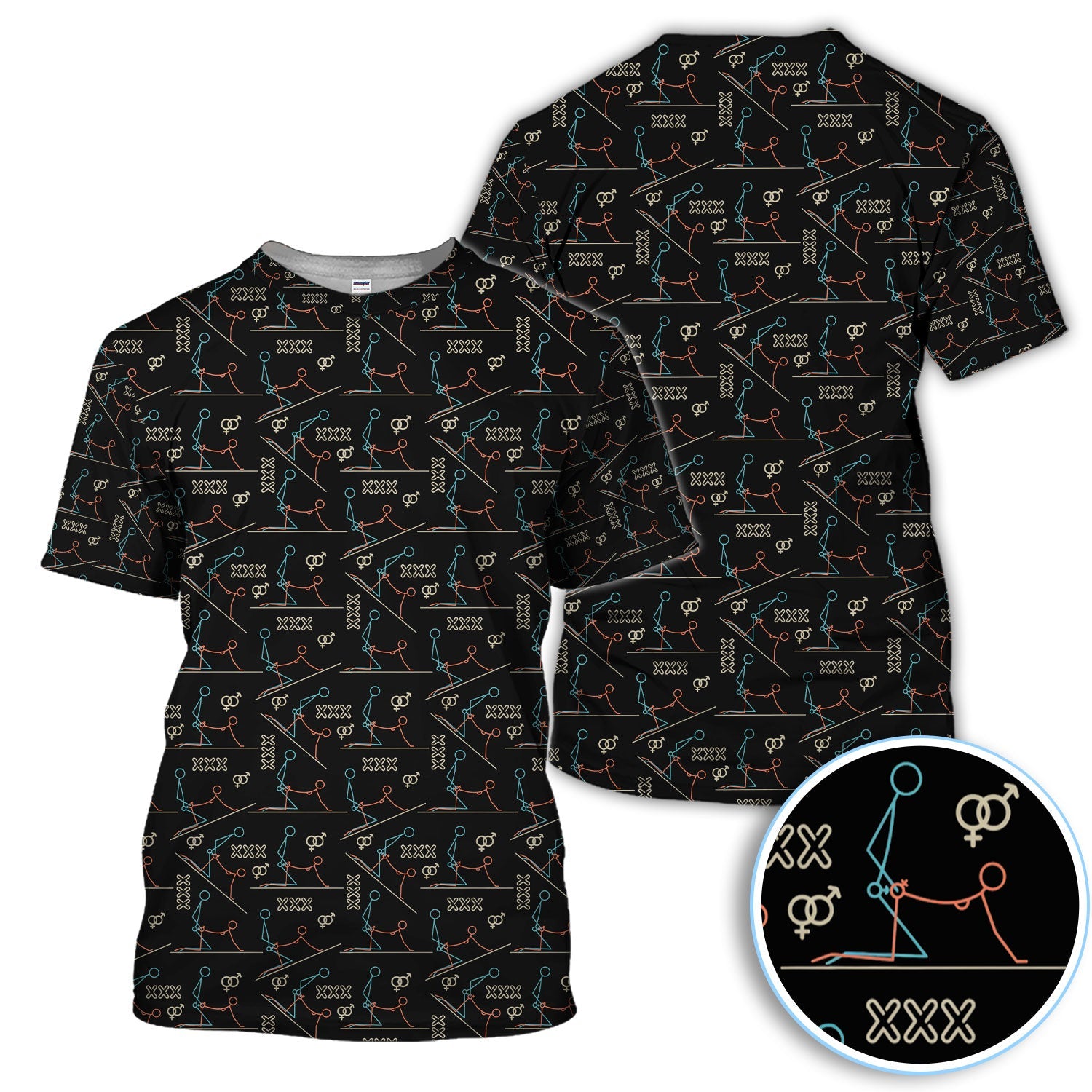 Abstract Line Art Pattern Golf Polos, Sexy Golf Shirt For Golfer, Golf Gift For Men
