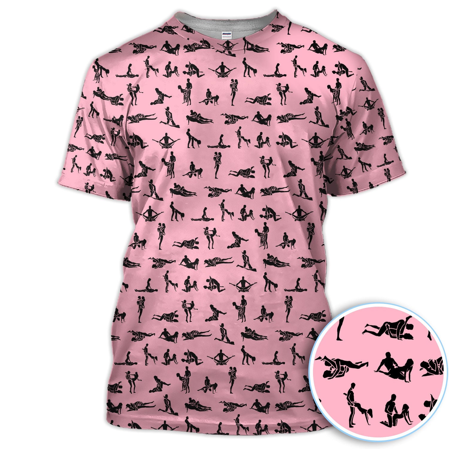 Naughty Couple Golf Polos For Golfer, Sexy Pattern Golf Shirt, Golf Gift For Men