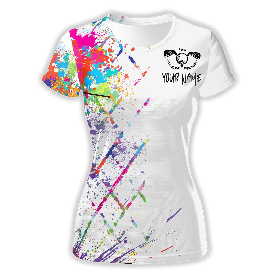 Swing Swear Drink Repeat Custom Womens Golf Polo ShirtGolfing Apparel, Womens Golf Gifts