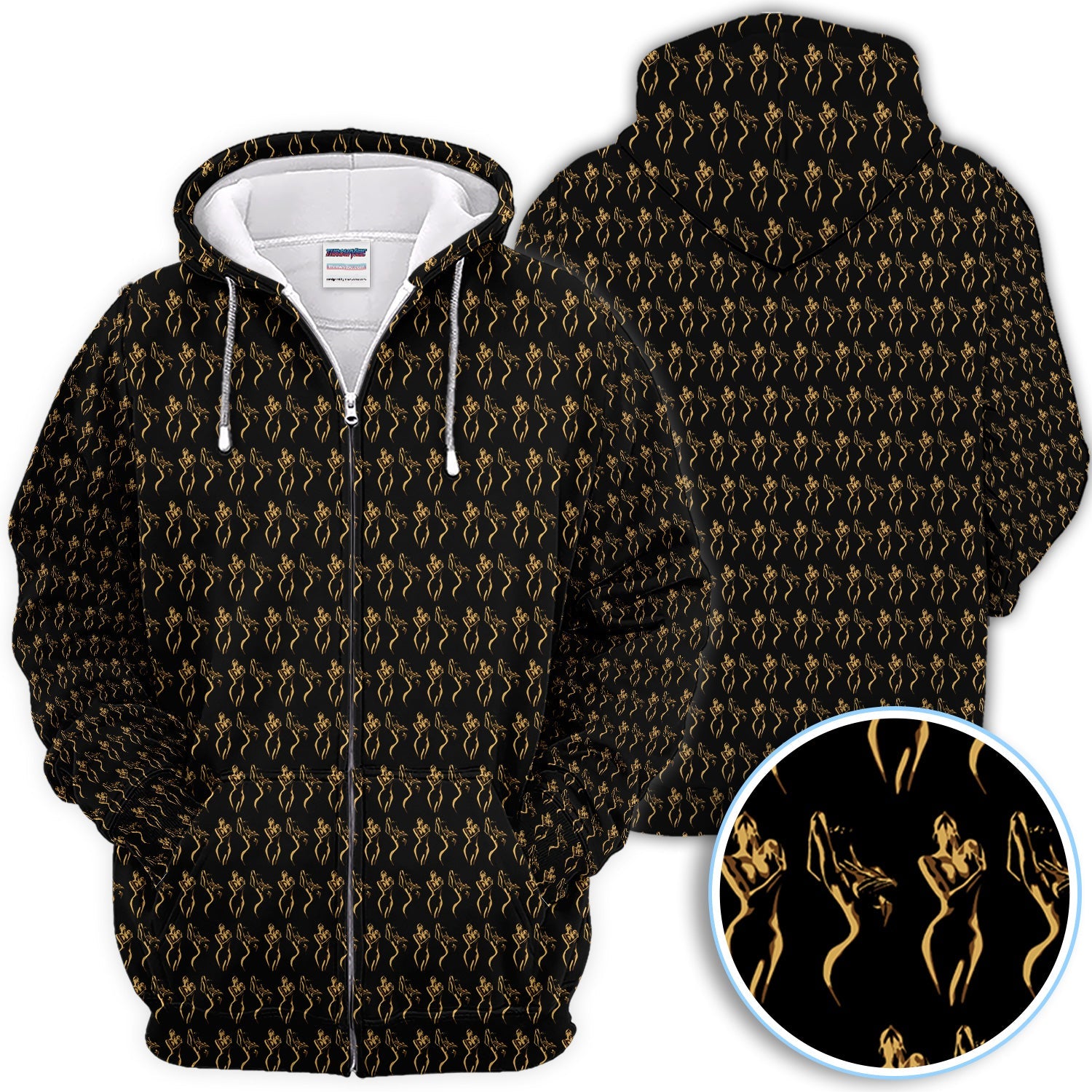 Sexy Pattern Golf Polos, Crazy Golf Shirt For Golfer, Golf Gift For Men