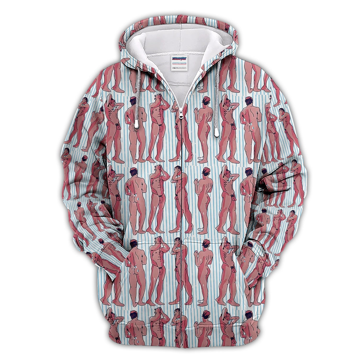 Abstract Figure Pattern Golf Polos, Crazy Modern Artistic Golf Shirt For Men, Golf Gift For Golfer
