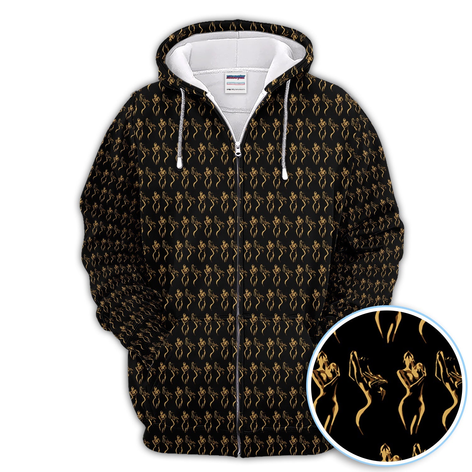 Sexy Pattern Golf Polos, Crazy Golf Shirt For Golfer, Golf Gift For Men