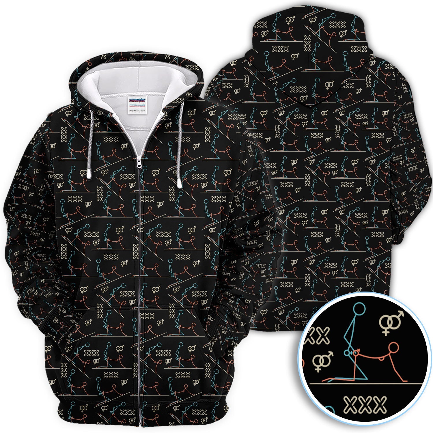 Abstract Line Art Pattern Golf Polos, Sexy Golf Shirt For Golfer, Golf Gift For Men