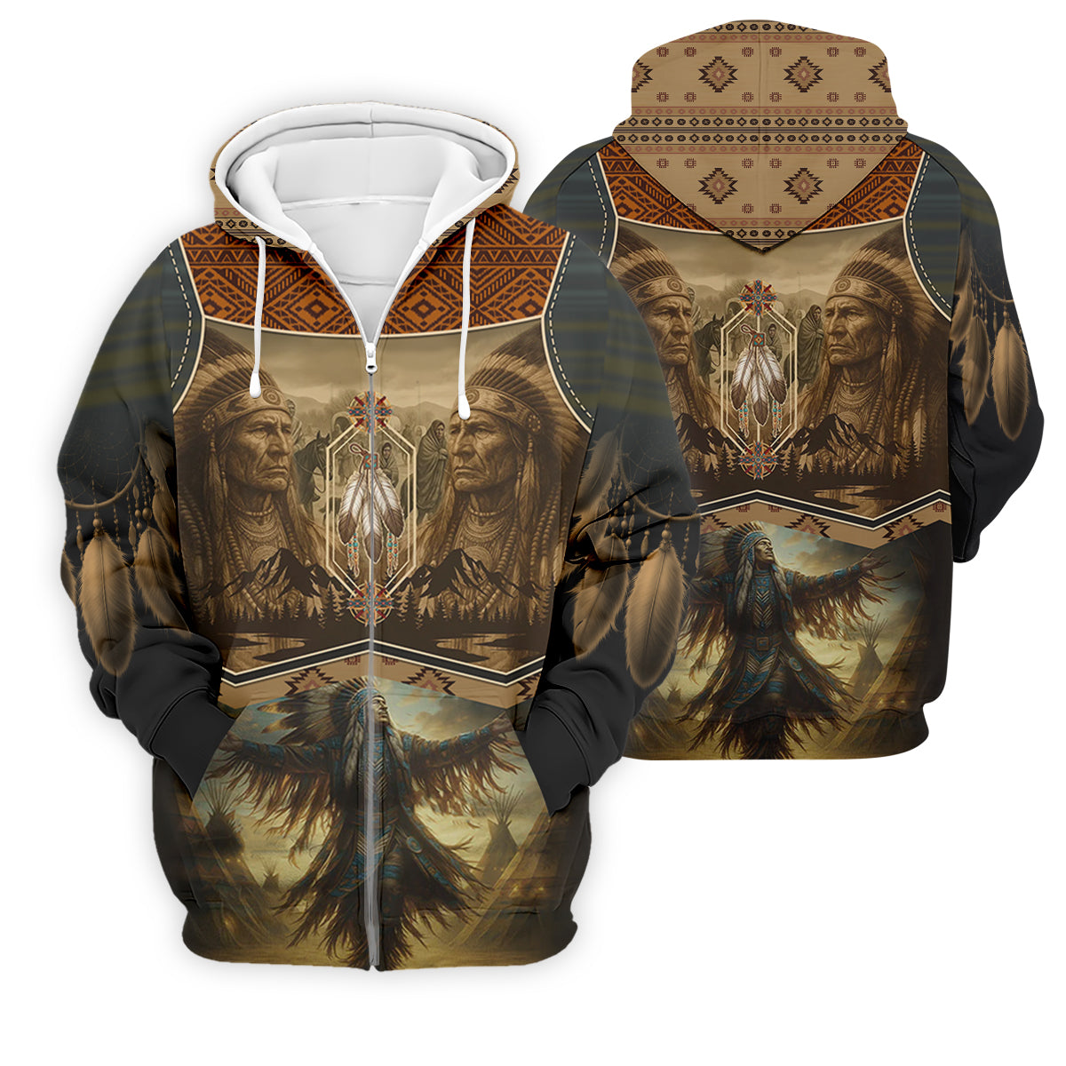 Spirit of the Ancestors Women's Golf Tops, Native American Ancestry Ladies Golf Polos, Indigenous Peoples Month
