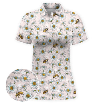 Bee my Daisy Women Polo Shirt