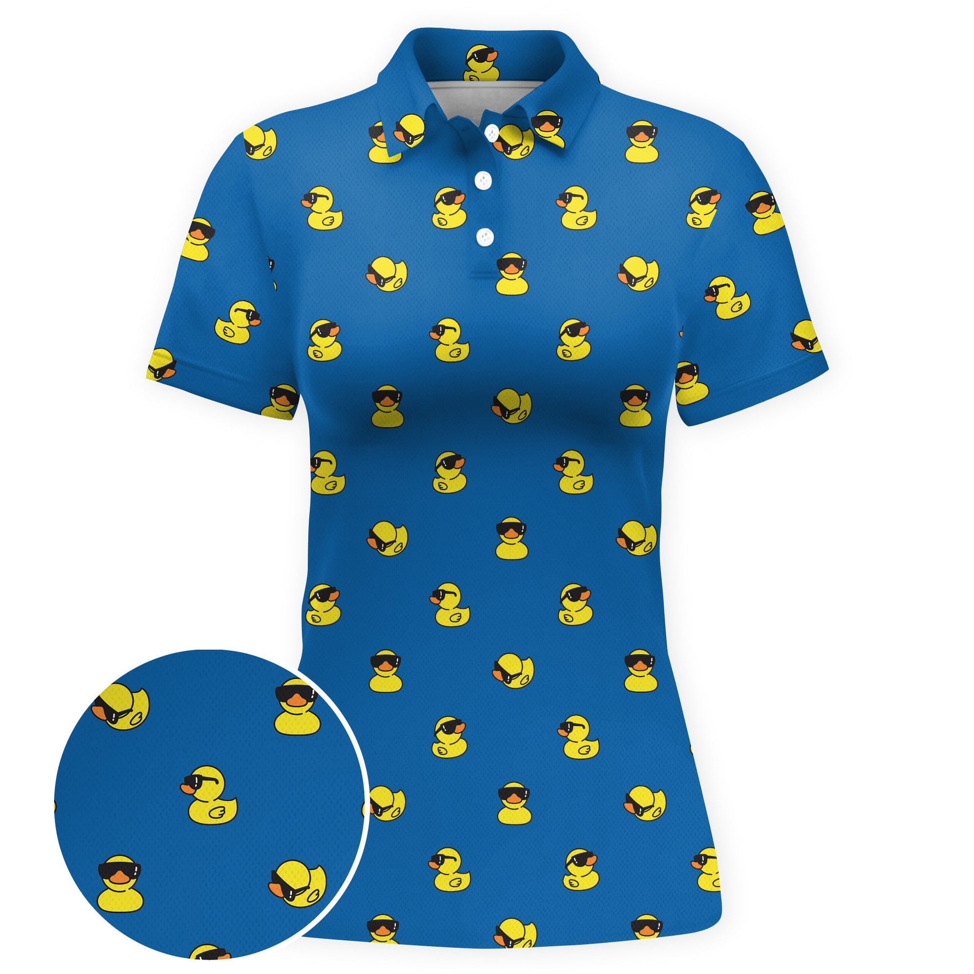 Dj Duck Vibes Women Polo Shirt