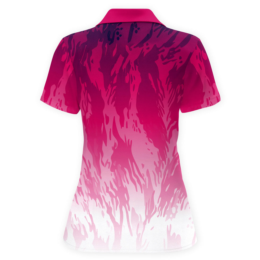 Flamingo Fade Fierce Women Polo Shirt