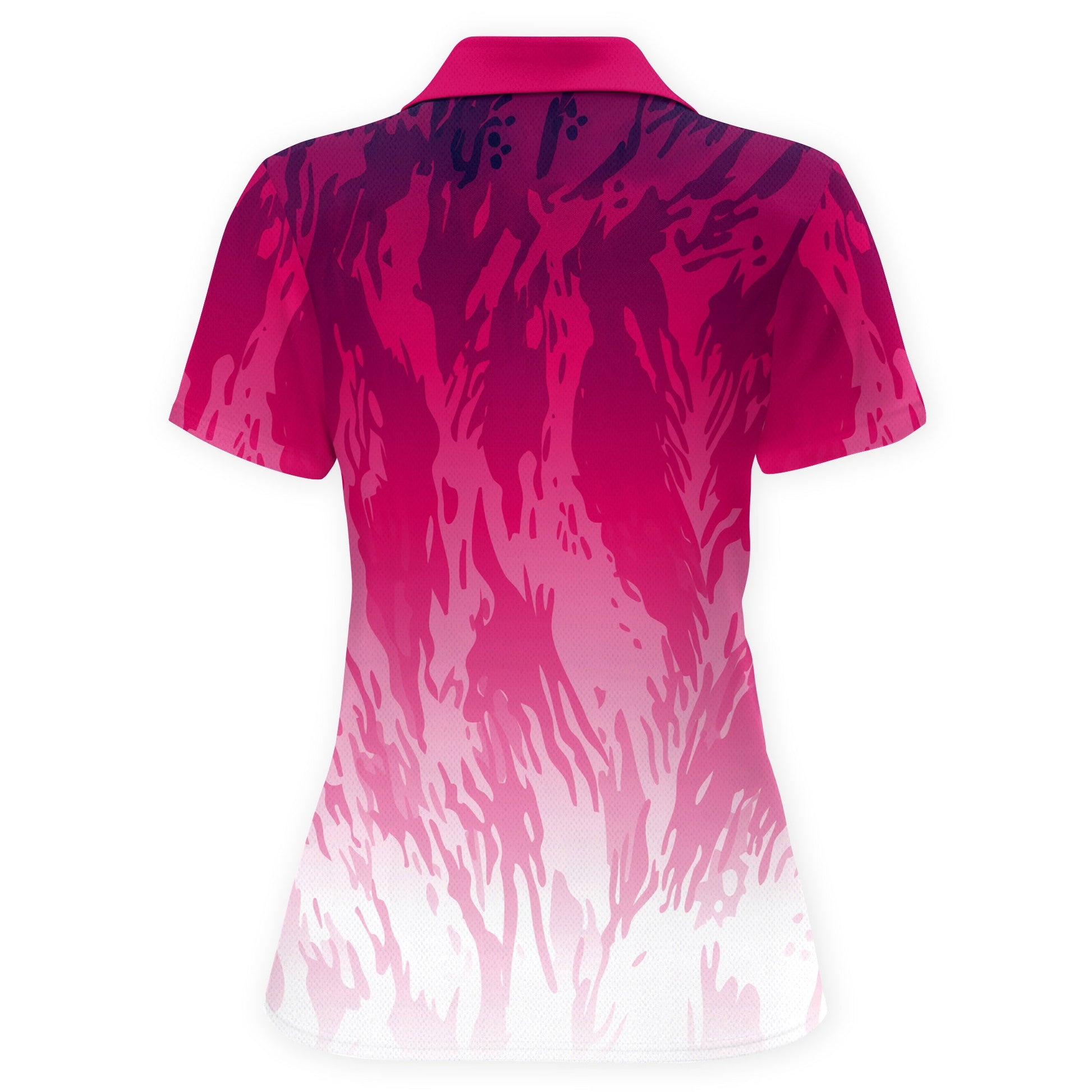 Flamingo Fade Fierce Women Polo Shirt