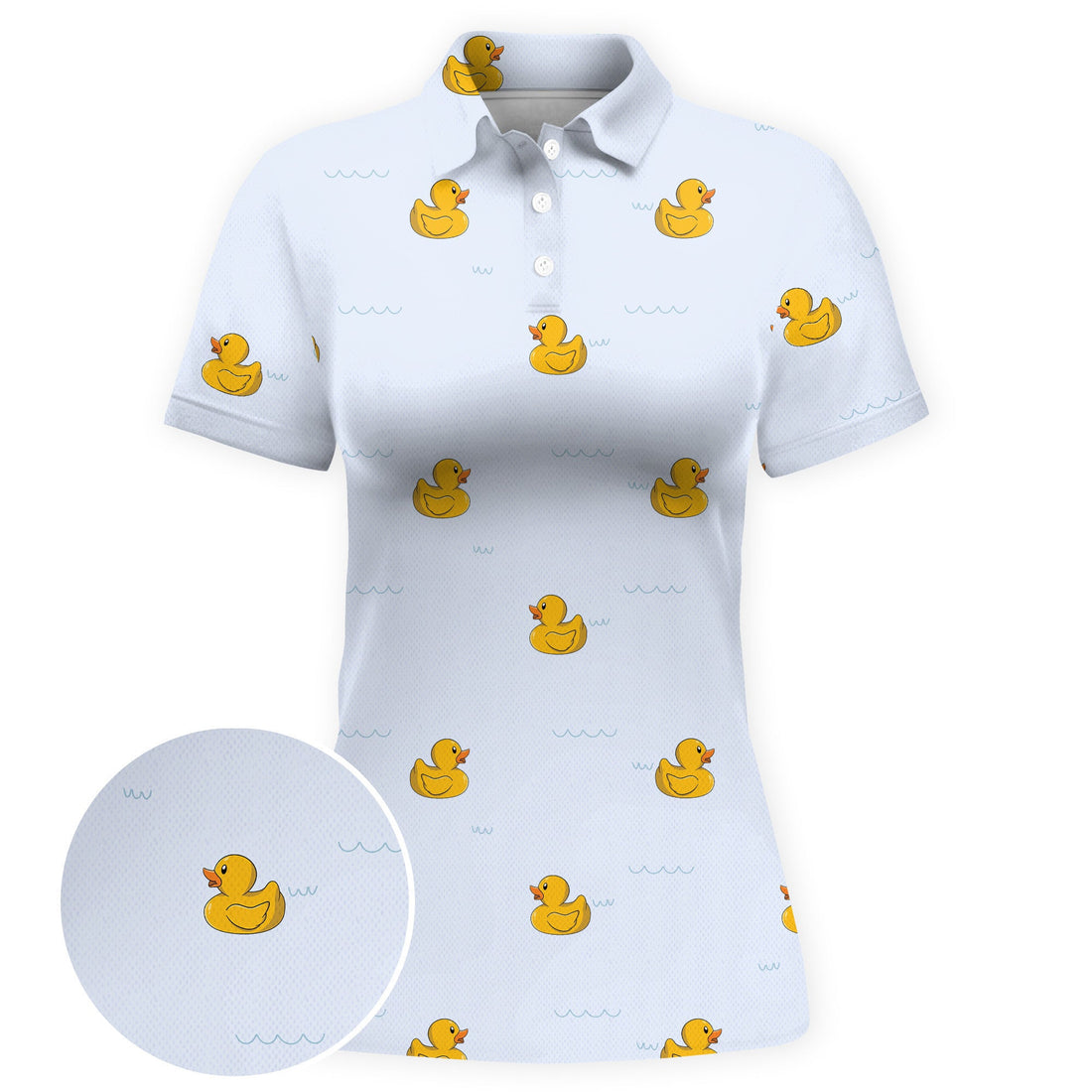 Float on Duckie Women Polo Shirt