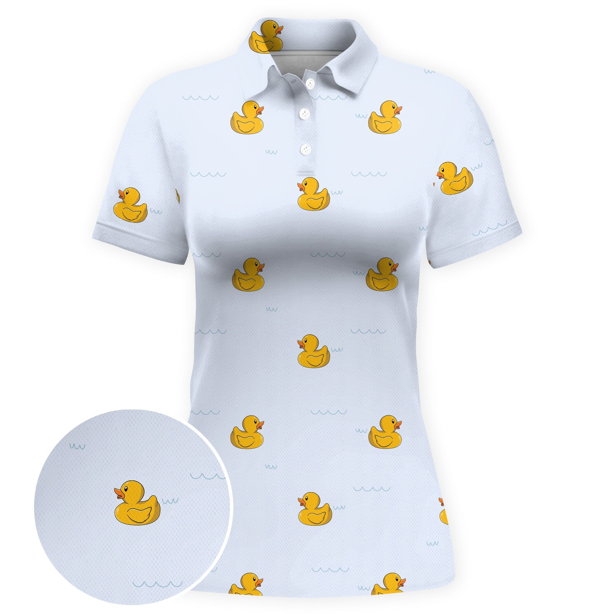 Float on Duckie Women Polo Shirt