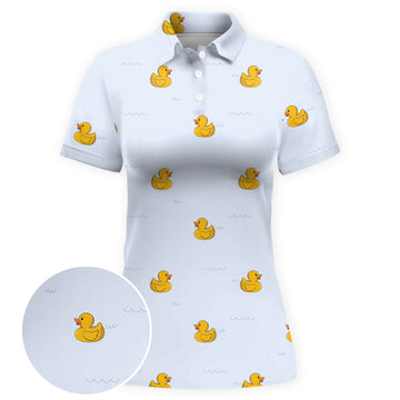 Float on Duckie Women Polo Shirt