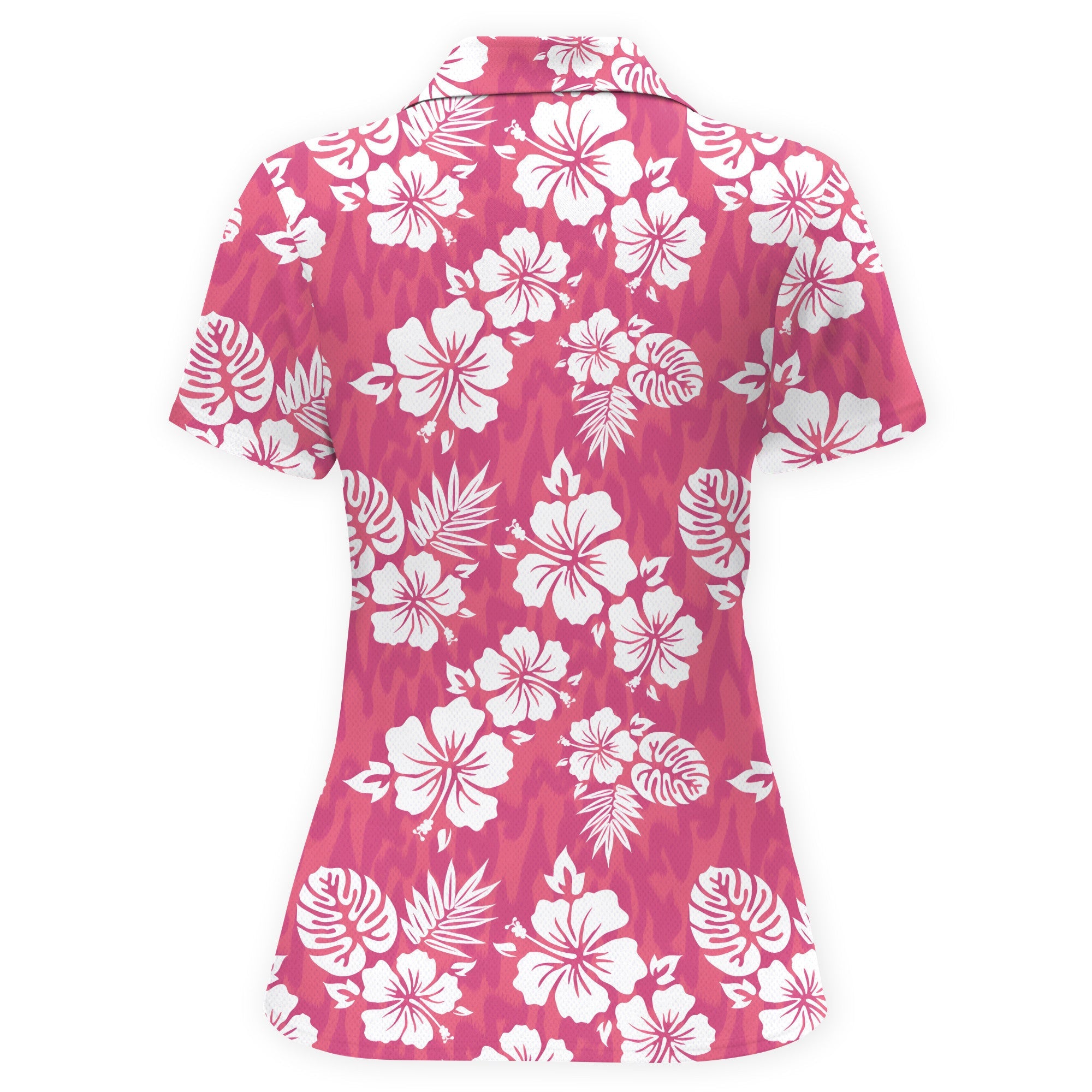 Hibiscus Swing Vibe Women Polo Shirt