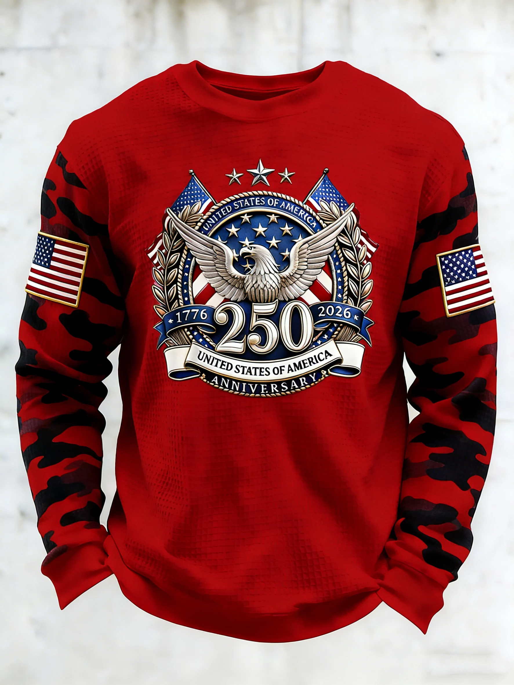 America 250th Celebration 250 Years Eagle American Flag Unisex Shirt, American Pride Tee, Patriotic Gift