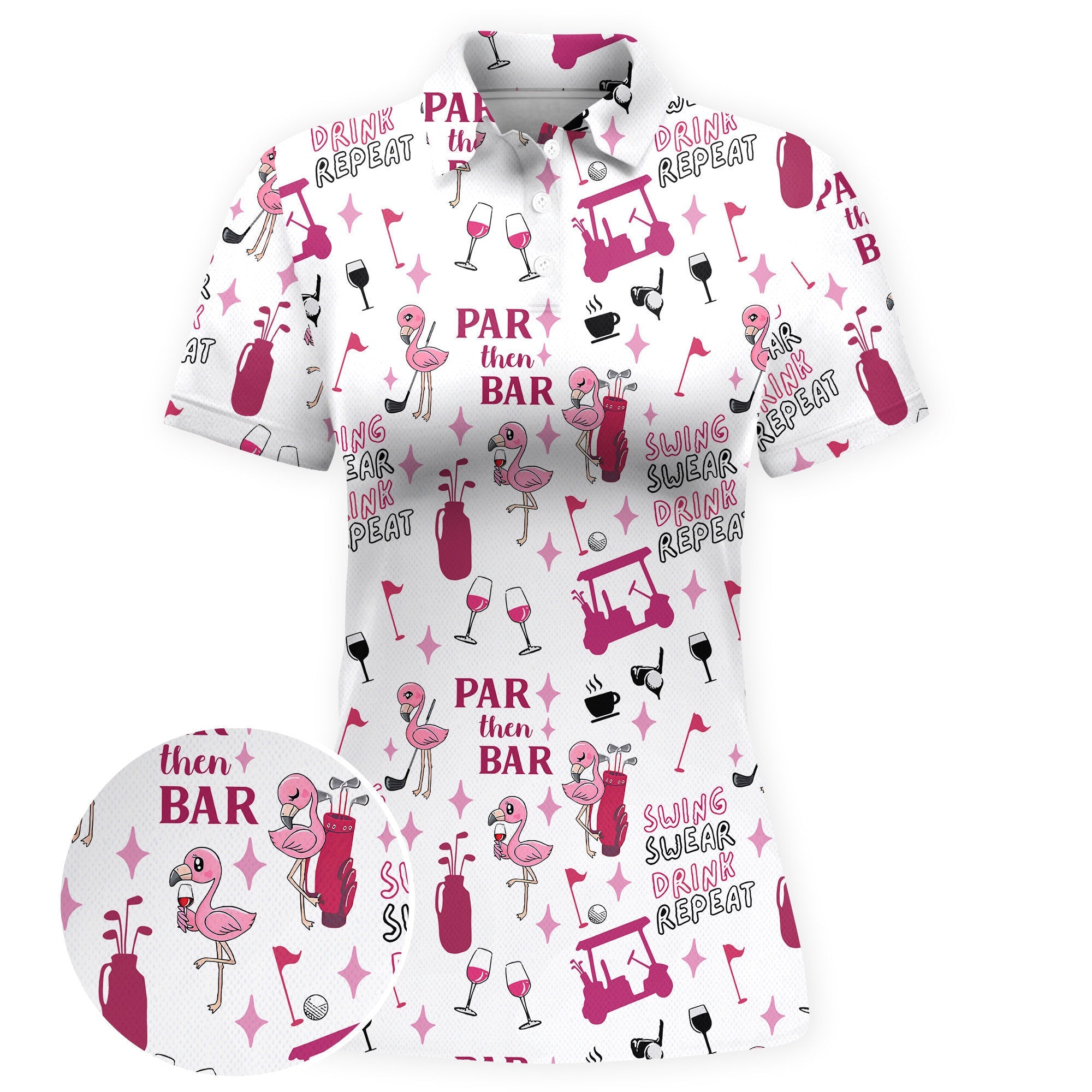 Par Bar Babe Women Polo Shirt