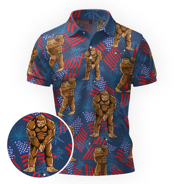 Patriotic Bigfoot Golf