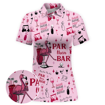 Pink Par Queen Women Polo Shirt