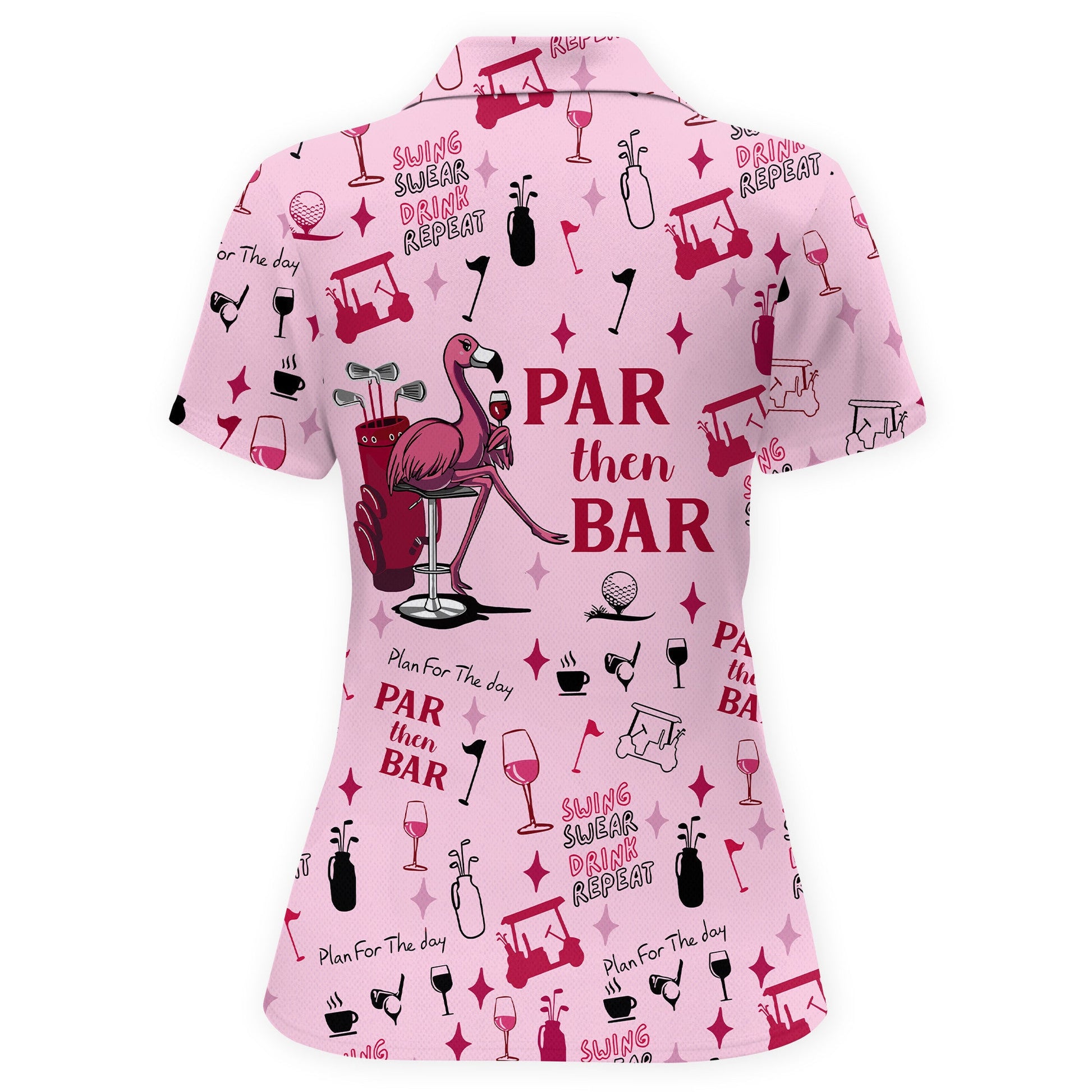 Pink Par Queen Women Polo Shirt