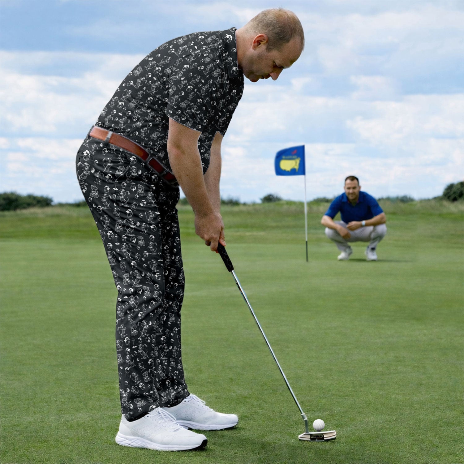 Dachshund Pattern Golf Set For Men, Funny Golf Set, Golf Gift For Golfer