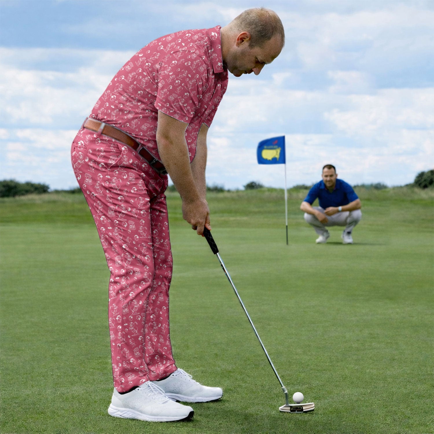 Dachshund Pattern Golf Set For Men, Funny Golf Set, Golf Gift For Golfer