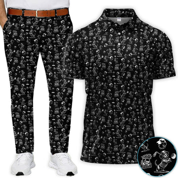 Dachshund Pattern Golf Set For Men, Funny Golf Set, Golf Gift For Golfer
