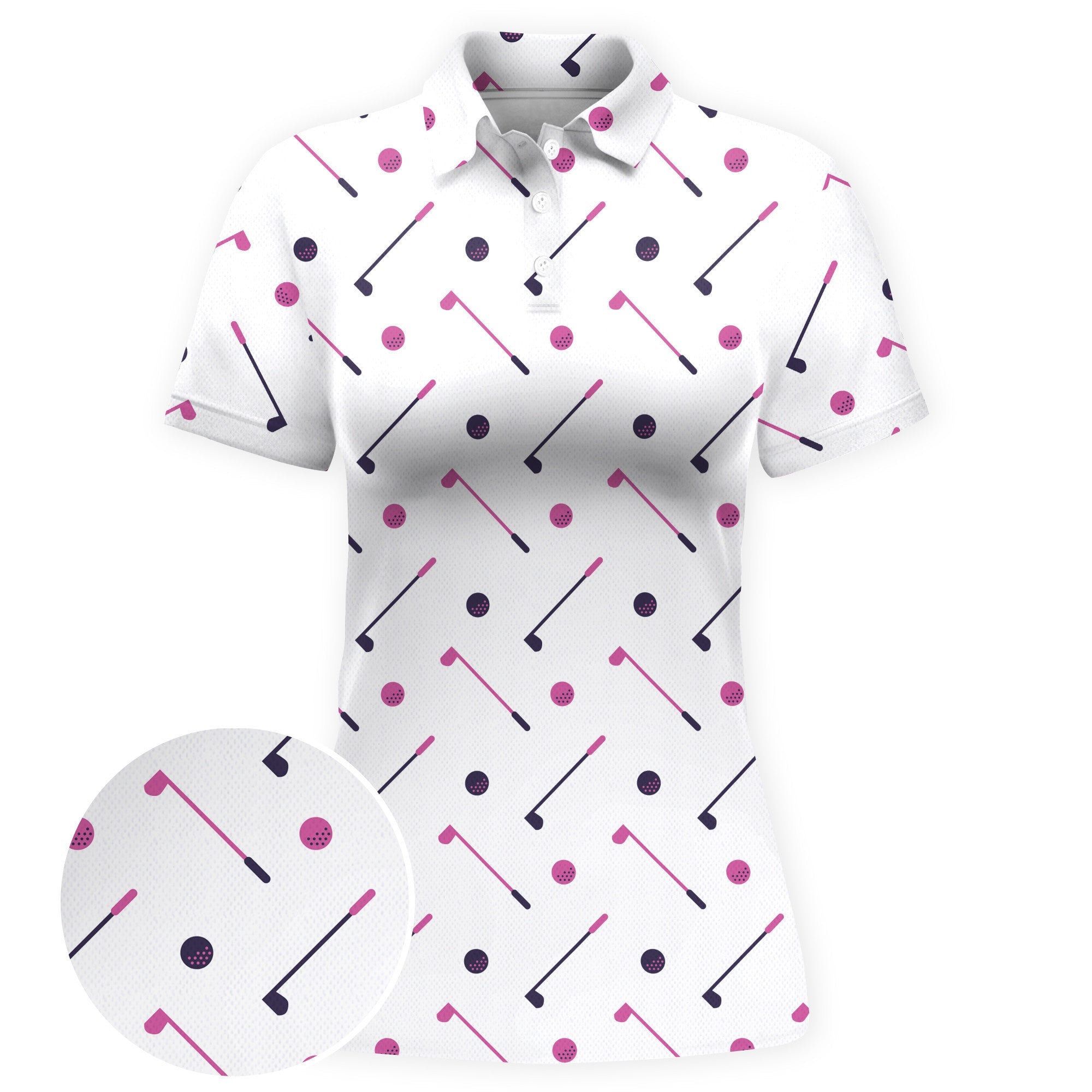 Retro Tee Vibes Women Polo Shirt
