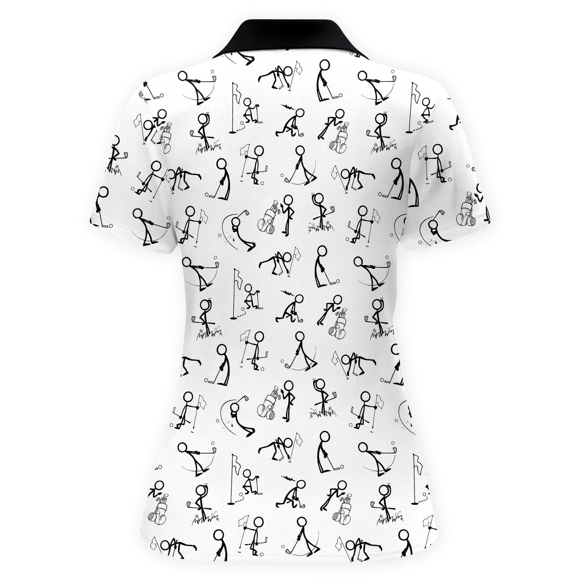 Sticker Swing Women Polo Shirt