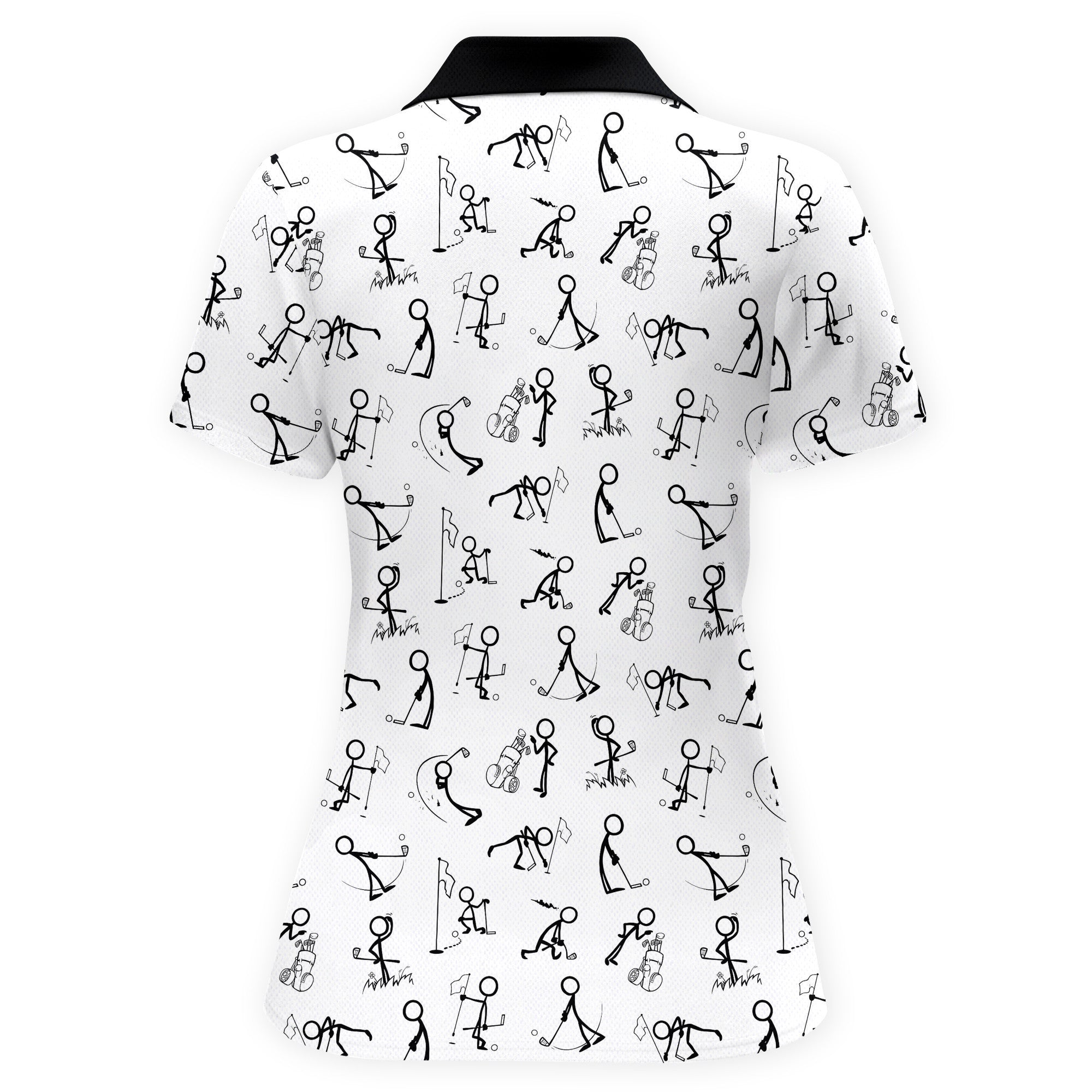 Sticker Swing Women Polo Shirt