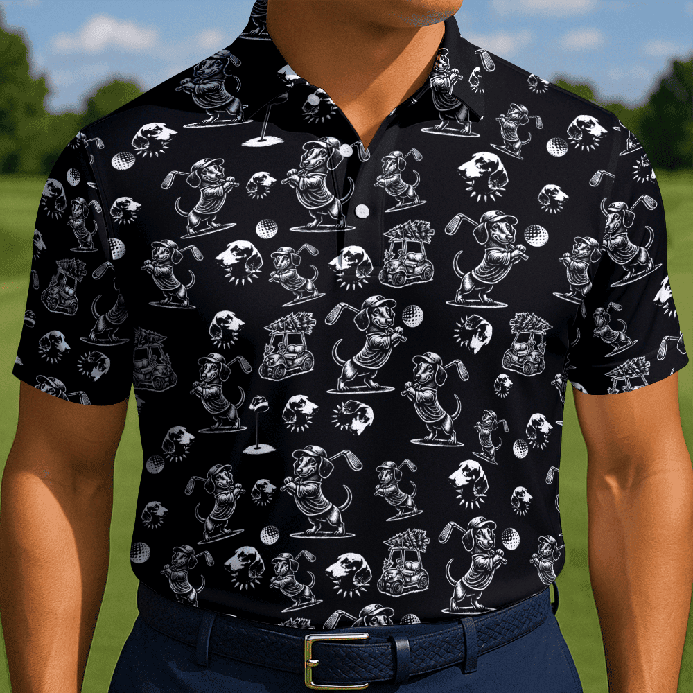 Vintage Dachshund Golf