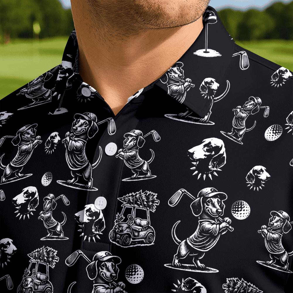 Vintage Dachshund Golf